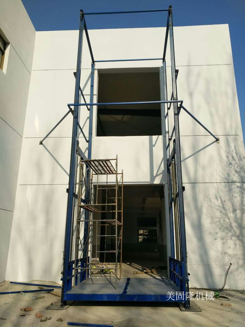 廊坊仓库专用导轨式升降货梯价格
